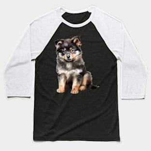 Puppy Finnish Lapphund Baseball T-Shirt